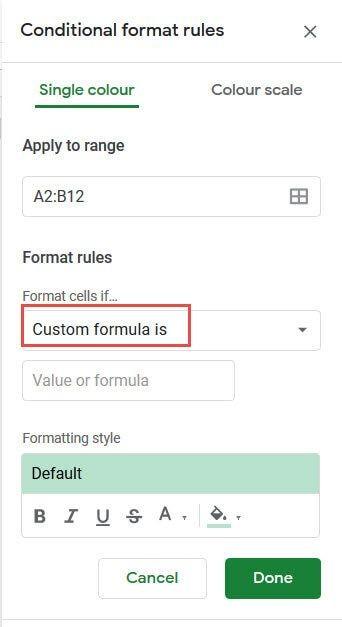 Hướng dẫn cách so sánh hai cột trong Google Sheets